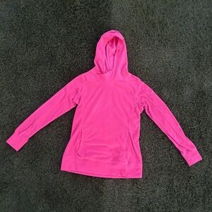 Columbia Women's Size Small Hot Pink Fleece Hoodie Pullover Kangaroo Pocket